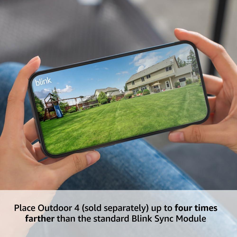 Blink Sync Module XR (newest model) — System hub for all Blink devices, go up to 400 feet from your home with extended range for Outdoor 4