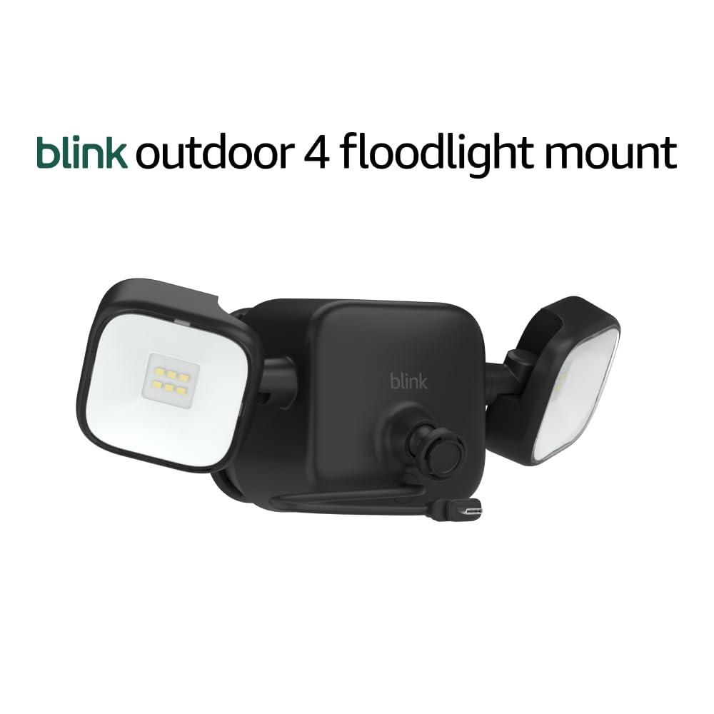 Blink Outdoor Floodlight Mount – Wire-free, 700 lumens, two-year battery life, set up in minutes(Mount Accessory Only)