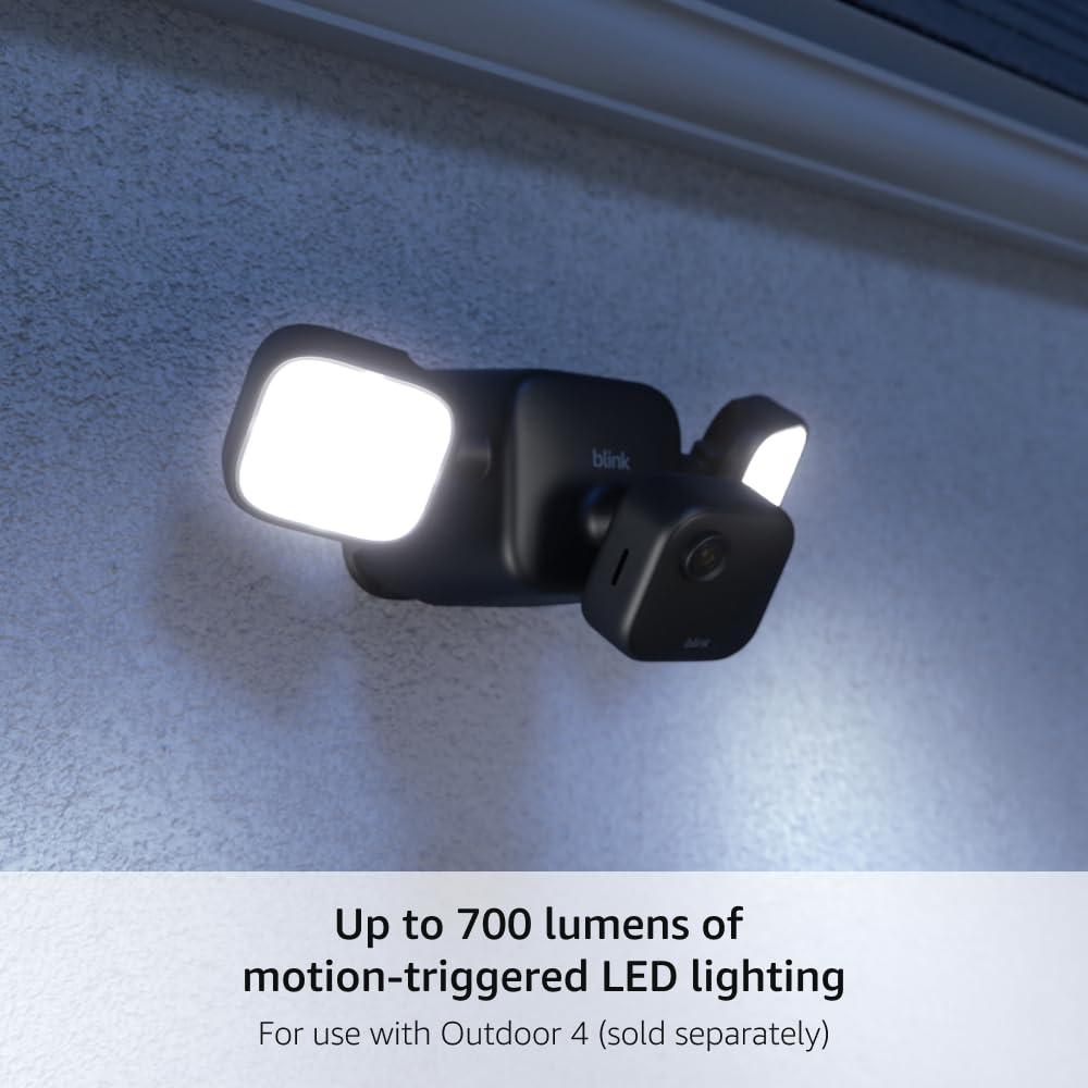 Blink Outdoor Floodlight Mount – Wire-free, 700 lumens, two-year battery life, set up in minutes(Mount Accessory Only)