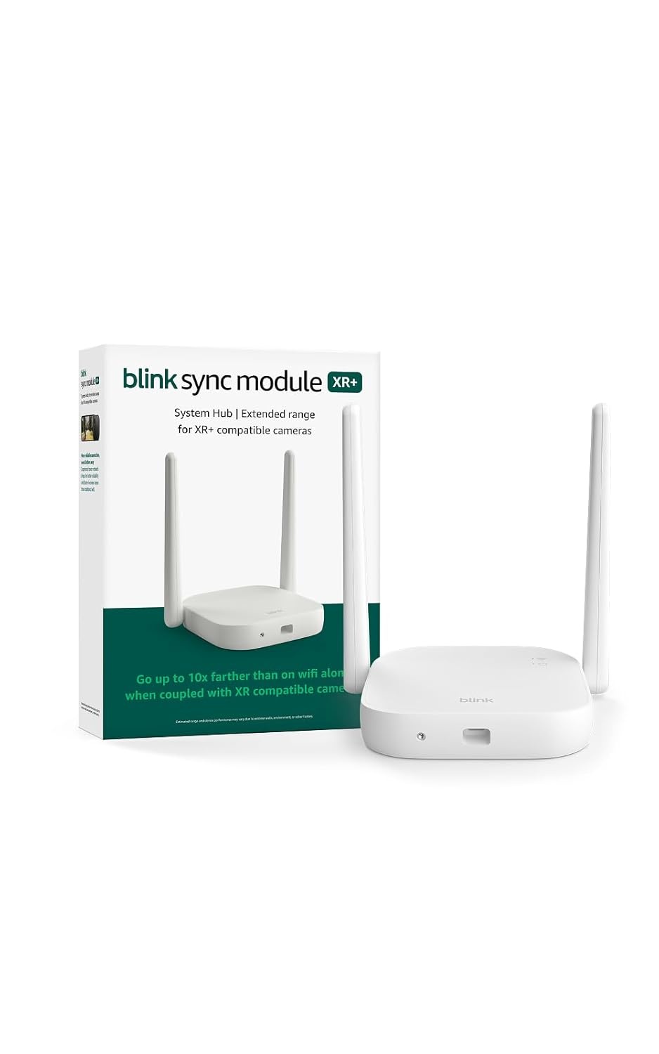 Blink Sync Module XR+ (newest model) — System Hub for Blink devices with extended range for Outdoor 4, 10x security coverage powered by Blink’s proprietary XR technology