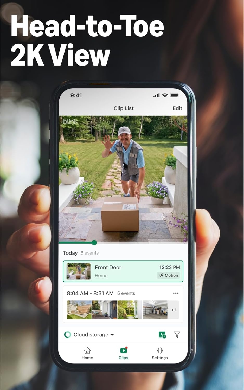 Blink Video Doorbell 2K+ (newest model) with1-Year Basic plan– Head-to-toe HD view, two-year battery life, and simple setup. Sync Module Core included – System (Black)