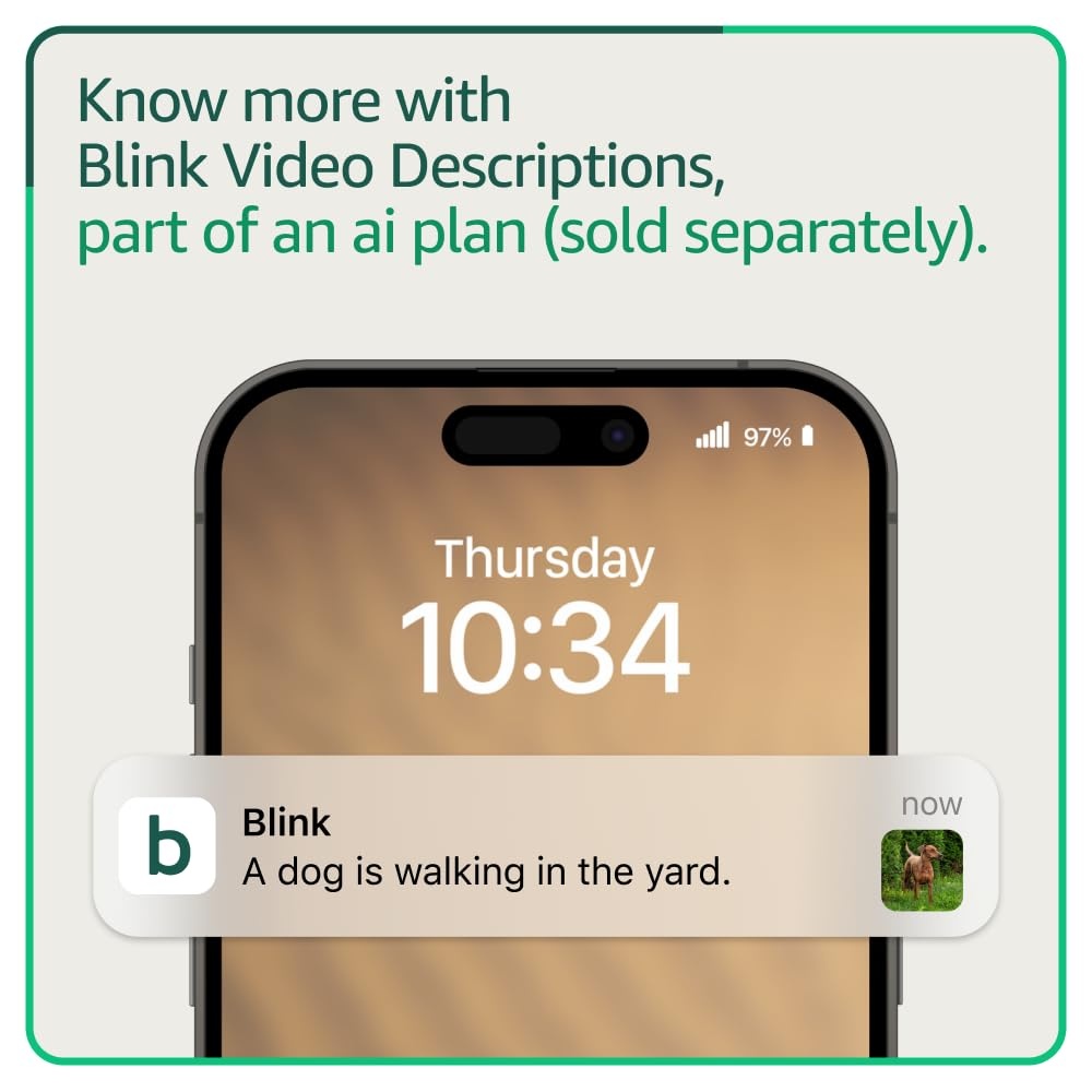 Blink Video Doorbell with 1-Year Basic plan – Head-to-toe HD view, two-year battery life, and simple setup. Sync Module Core included – System (White)
